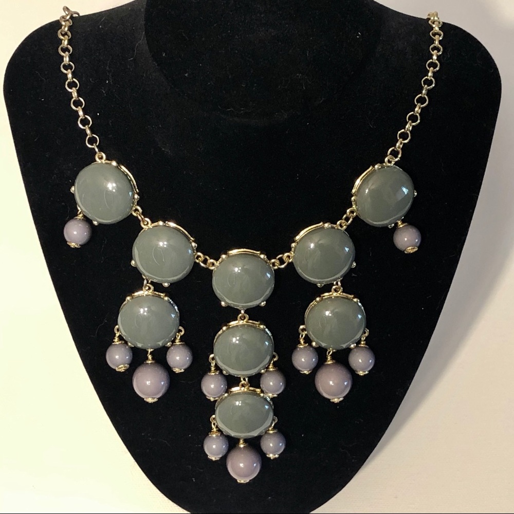 J. Crew Iconic Bubble Style Statement Necklace - image 1